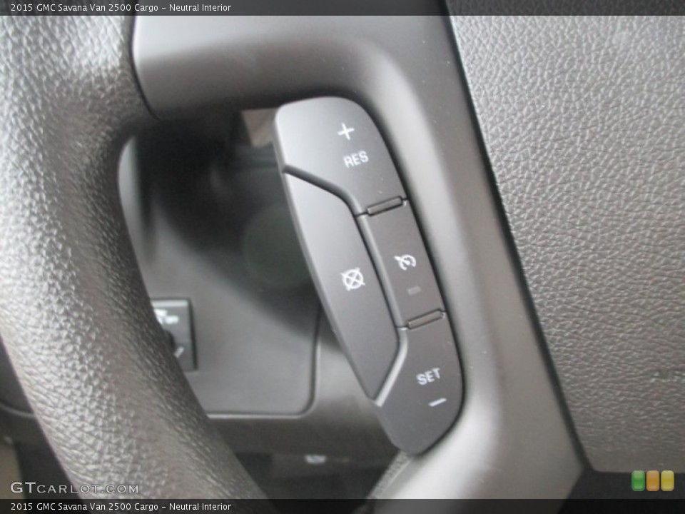 Neutral Interior Controls for the 2015 GMC Savana Van 2500 Cargo #99754752