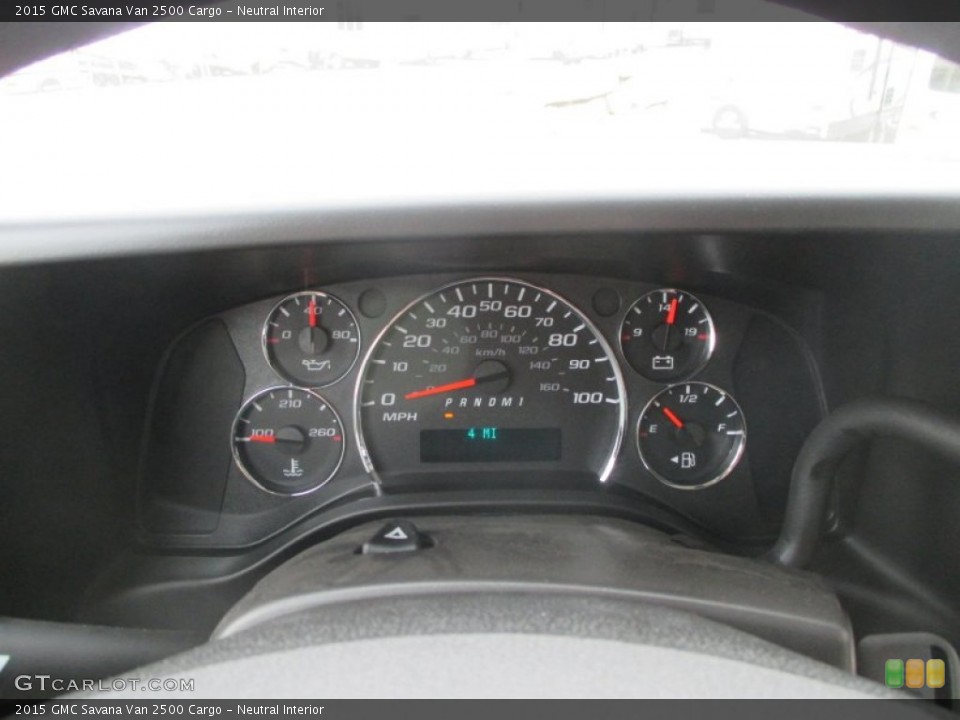 Neutral Interior Gauges for the 2015 GMC Savana Van 2500 Cargo #99754776