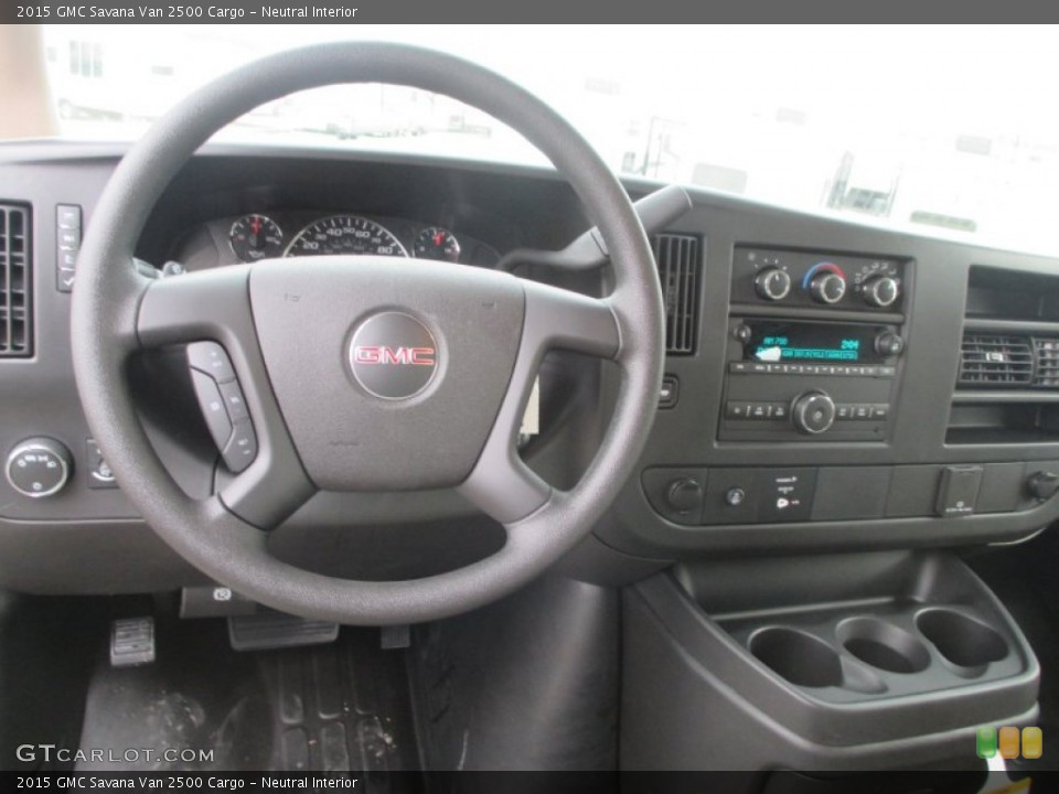 Neutral Interior Dashboard for the 2015 GMC Savana Van 2500 Cargo #99754824
