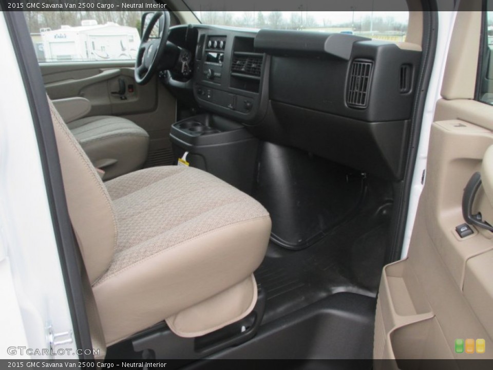 Neutral Interior Front Seat for the 2015 GMC Savana Van 2500 Cargo #99755025