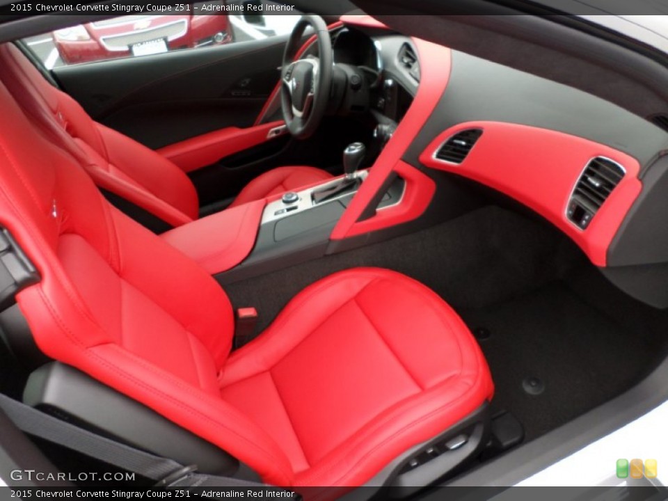 Adrenaline Red Interior Photo for the 2015 Chevrolet Corvette Stingray Coupe Z51 #99756954