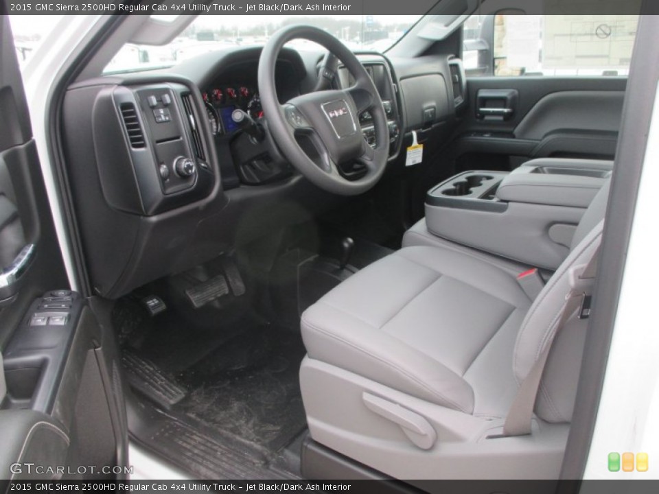 Jet Black/Dark Ash Interior Prime Interior for the 2015 GMC Sierra 2500HD Regular Cab 4x4 Utility Truck #99759954
