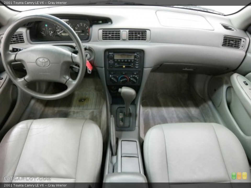 Gray Interior Dashboard for the 2001 Toyota Camry LE V6 #99762117