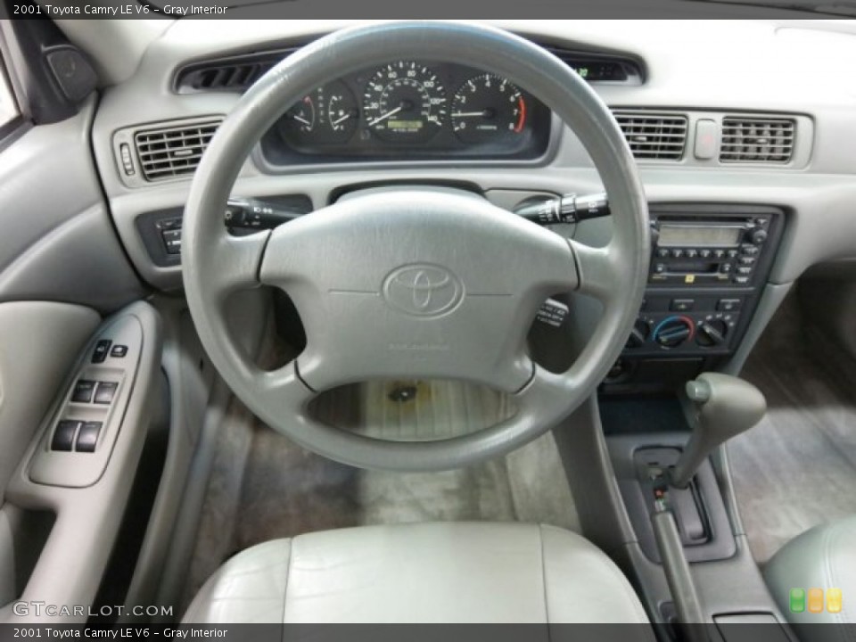 Gray Interior Steering Wheel for the 2001 Toyota Camry LE V6 #99762129