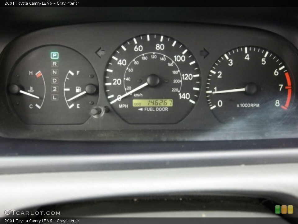 Gray Interior Gauges for the 2001 Toyota Camry LE V6 #99762156