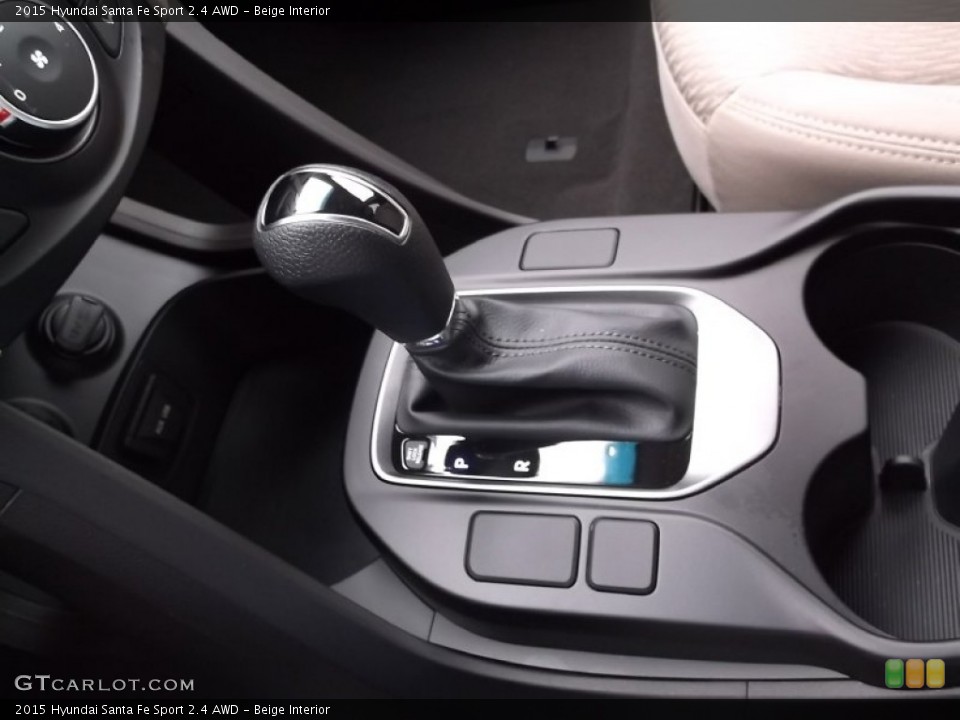 Beige Interior Transmission for the 2015 Hyundai Santa Fe Sport 2.4 AWD #99764067