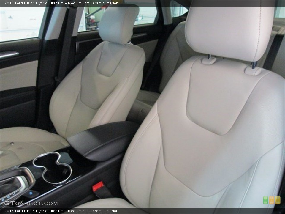 Medium Soft Ceramic Interior Front Seat for the 2015 Ford Fusion Hybrid Titanium #99768204