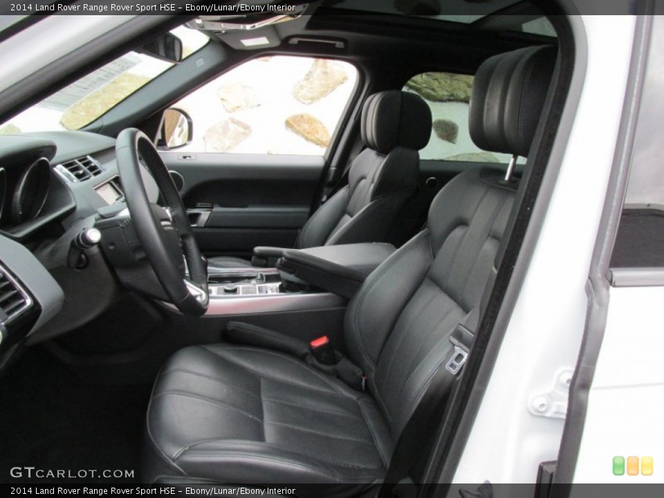 Ebony/Lunar/Ebony Interior Front Seat for the 2014 Land Rover Range Rover Sport HSE #99769418
