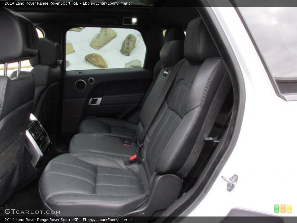 Ebony/Lunar/Ebony Interior Rear Seat for the 2014 Land Rover Range Rover Sport HSE #99769442