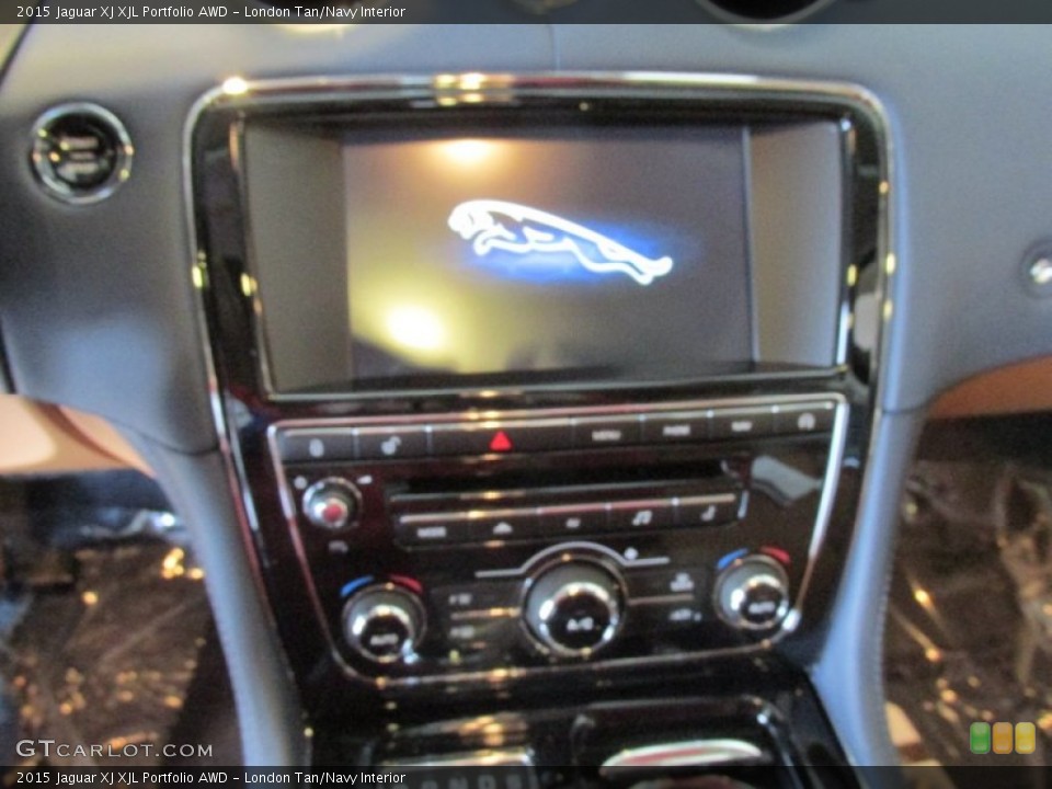 London Tan/Navy Interior Controls for the 2015 Jaguar XJ XJL Portfolio AWD #99770516
