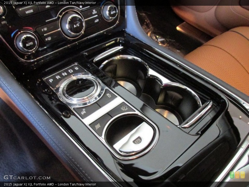 London Tan/Navy Interior Transmission for the 2015 Jaguar XJ XJL Portfolio AWD #99770543