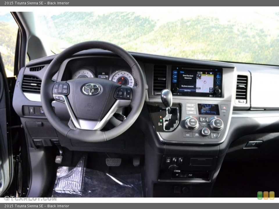 Black Interior Dashboard for the 2015 Toyota Sienna SE #99771143