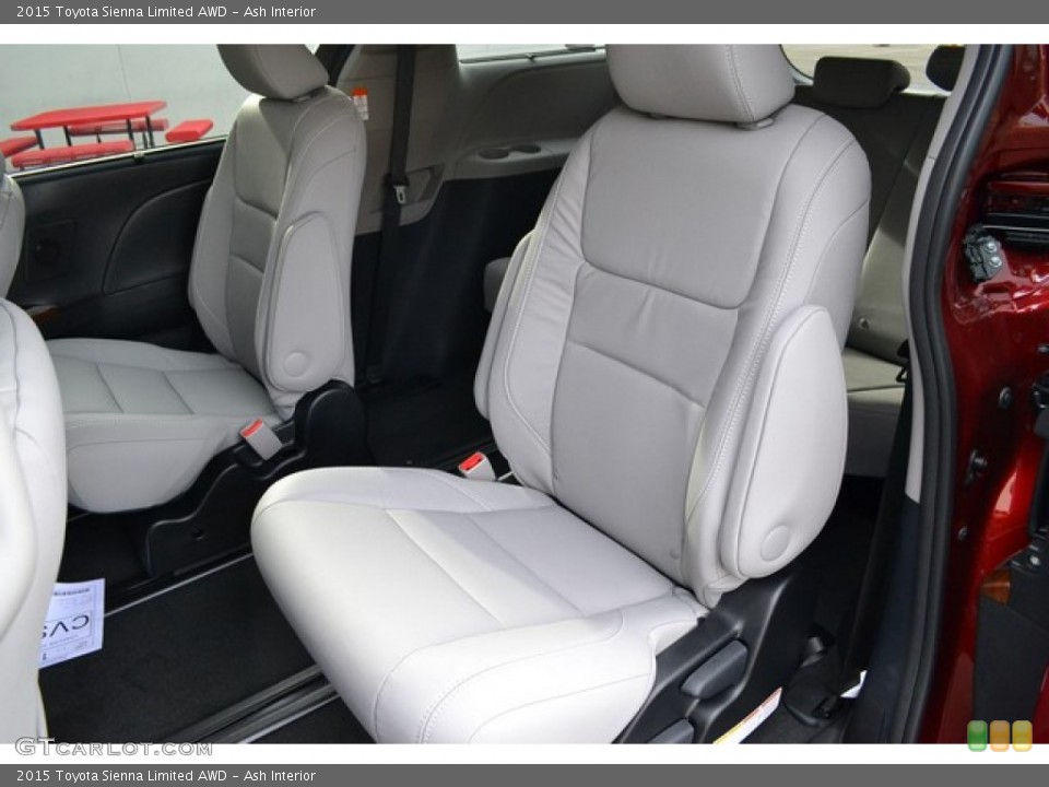 Ash Interior Rear Seat for the 2015 Toyota Sienna Limited AWD #99772861