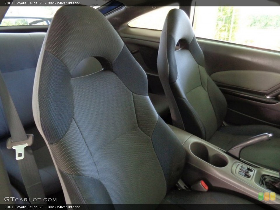 Black/Silver Interior Photo for the 2001 Toyota Celica GT #99774770