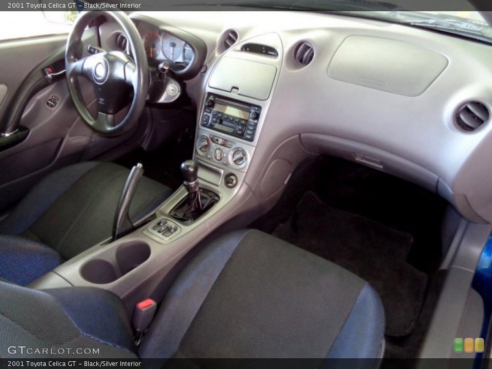 Black/Silver Interior Dashboard for the 2001 Toyota Celica GT #99775268