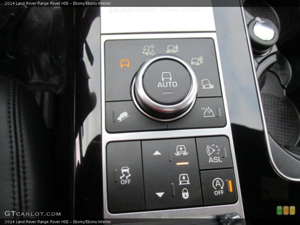 Ebony/Ebony Interior Controls for the 2014 Land Rover Range Rover HSE #99775475