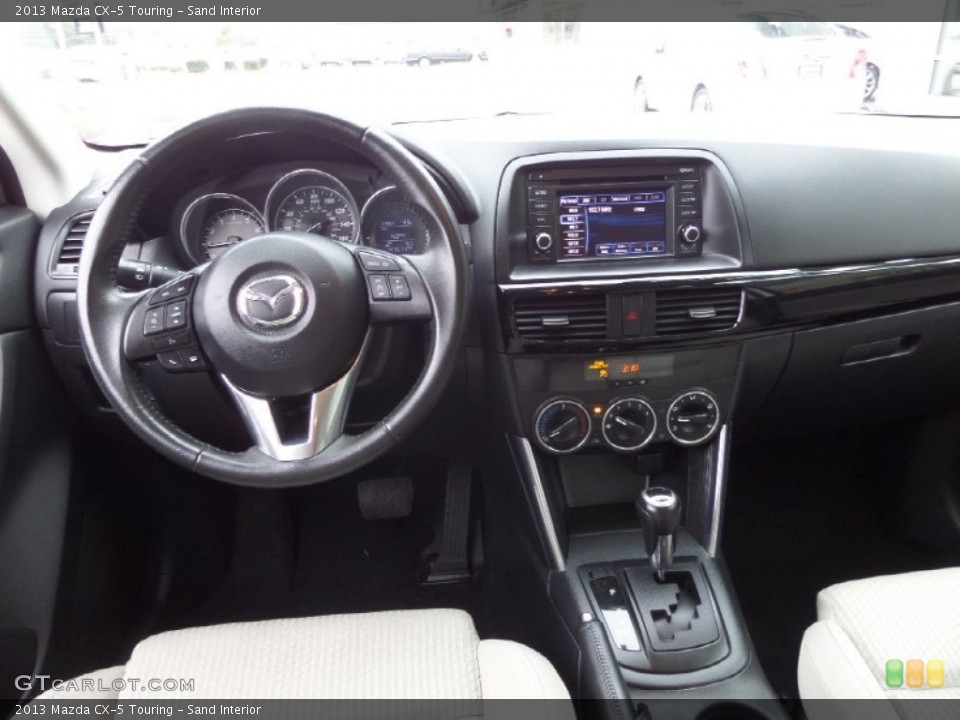 Sand Interior Dashboard for the 2013 Mazda CX-5 Touring #99779186