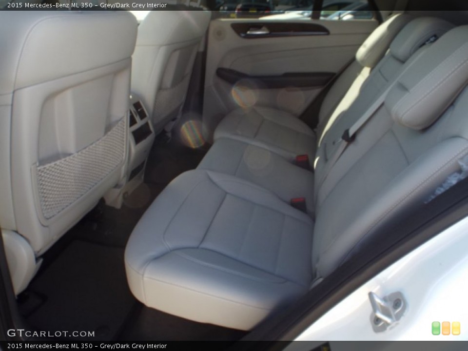 Grey/Dark Grey Interior Rear Seat for the 2015 Mercedes-Benz ML 350 #99779543