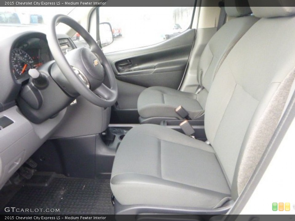 Medium Pewter Interior Front Seat for the 2015 Chevrolet City Express LS #99779693