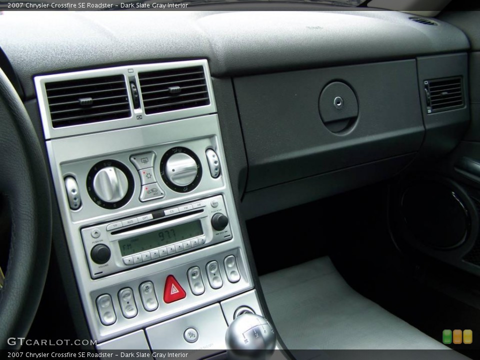 Dark Slate Gray Interior Dashboard for the 2007 Chrysler Crossfire SE Roadster #9978040