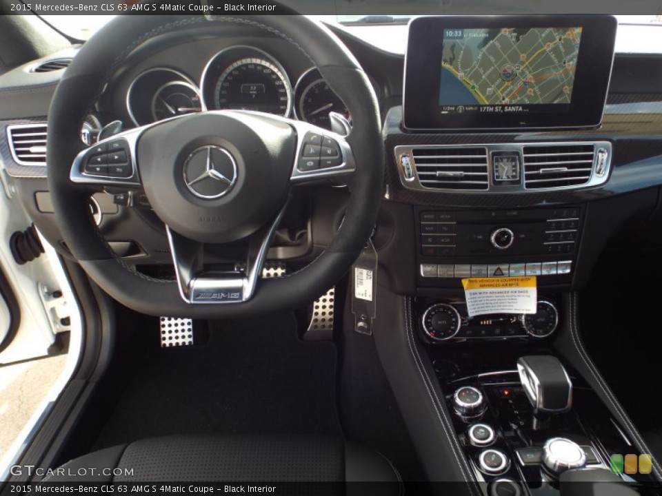 Black Interior Dashboard for the 2015 Mercedes-Benz CLS 63 AMG S 4Matic Coupe #99780680