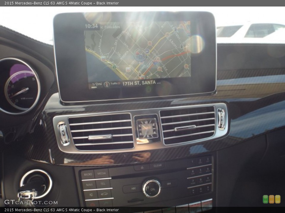 Black Interior Navigation for the 2015 Mercedes-Benz CLS 63 AMG S 4Matic Coupe #99780725