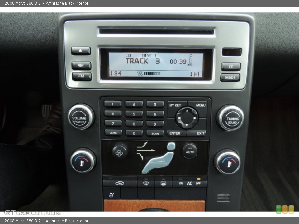 Anthracite Black Interior Controls for the 2008 Volvo S80 3.2 #99782051