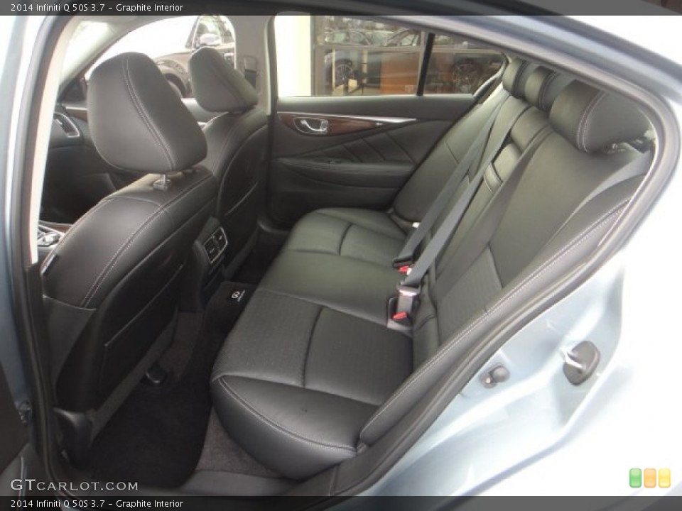 Graphite Interior Rear Seat for the 2014 Infiniti Q 50S 3.7 #99784016