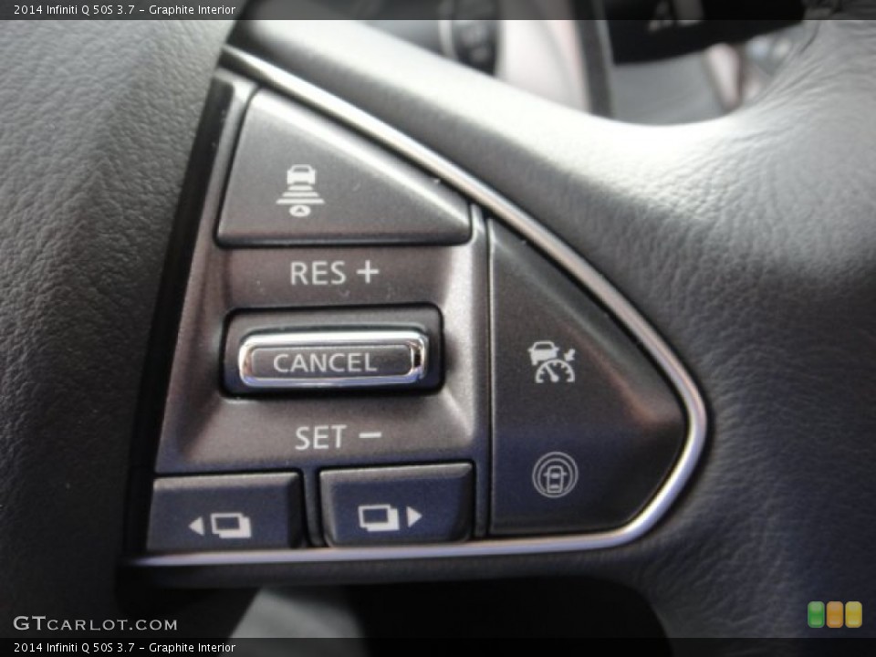 Graphite Interior Controls for the 2014 Infiniti Q 50S 3.7 #99784250