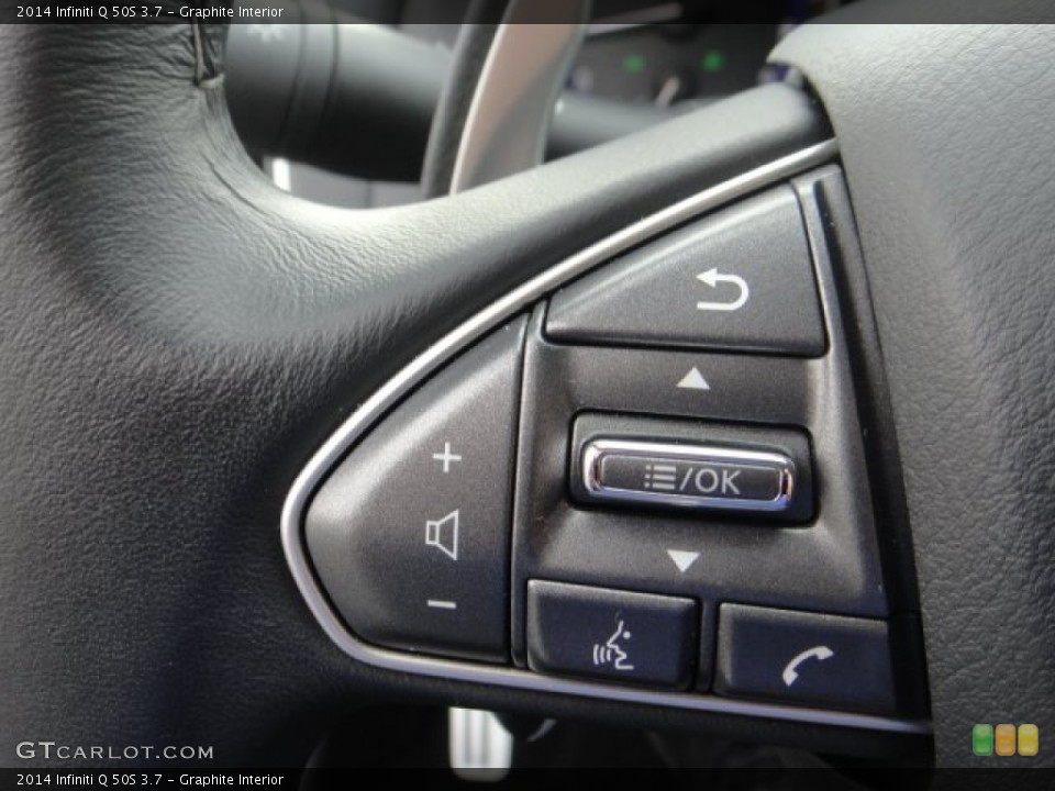 Graphite Interior Controls for the 2014 Infiniti Q 50S 3.7 #99784268