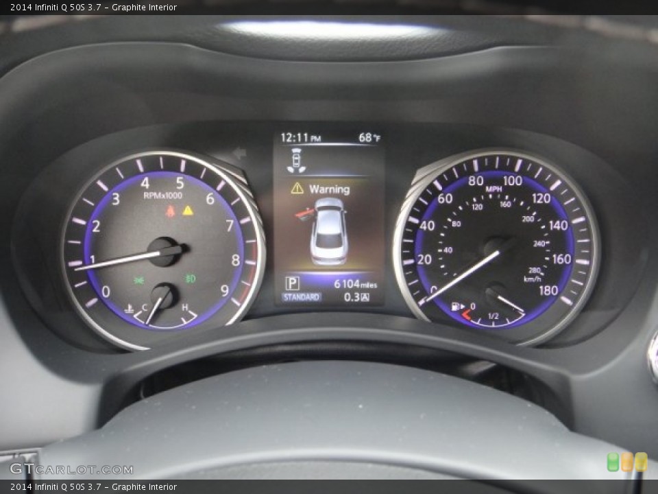Graphite Interior Gauges for the 2014 Infiniti Q 50S 3.7 #99784289