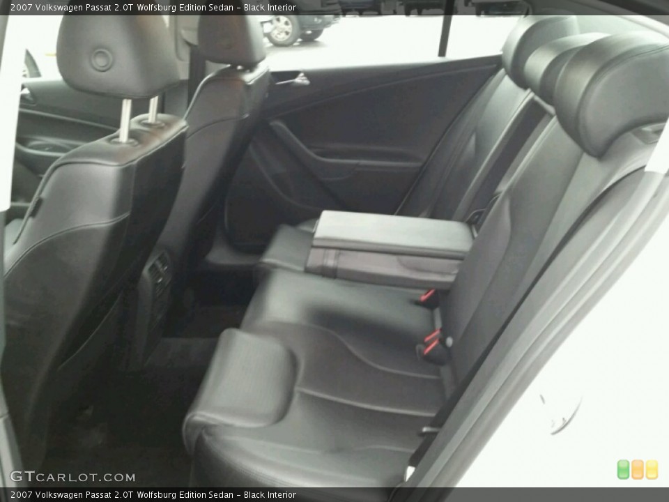 Black Interior Rear Seat for the 2007 Volkswagen Passat 2.0T Wolfsburg Edition Sedan #99791468