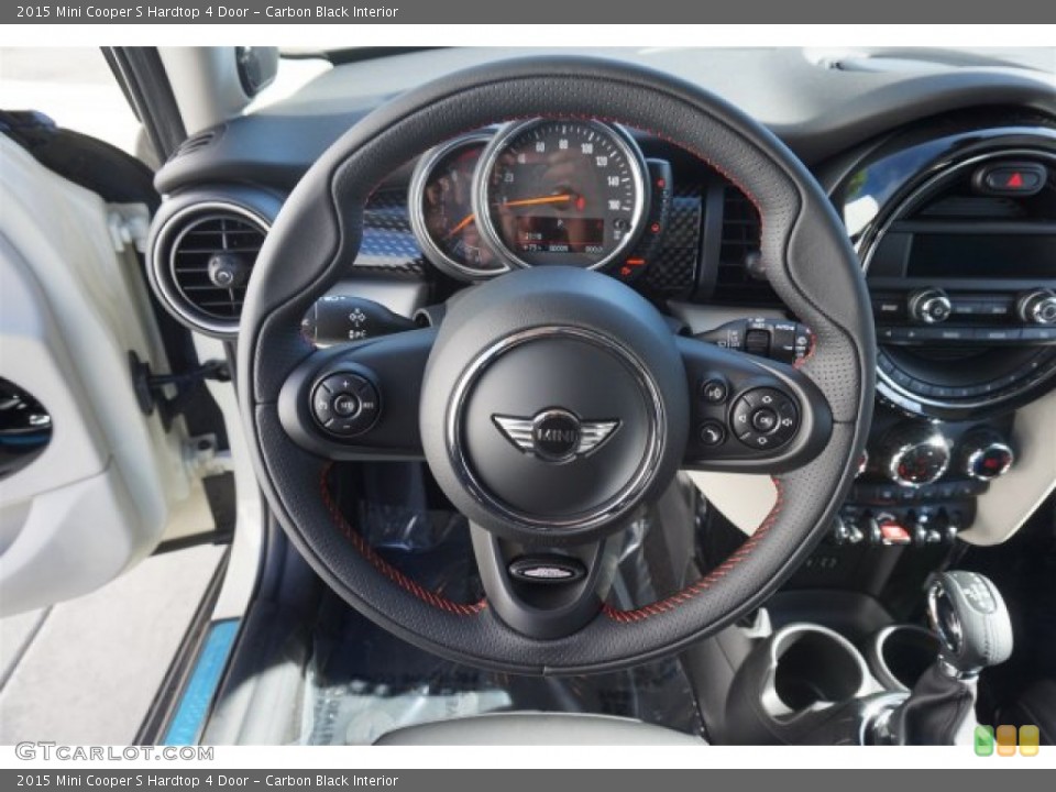 Carbon Black Interior Steering Wheel for the 2015 Mini Cooper S Hardtop 4 Door #99795353