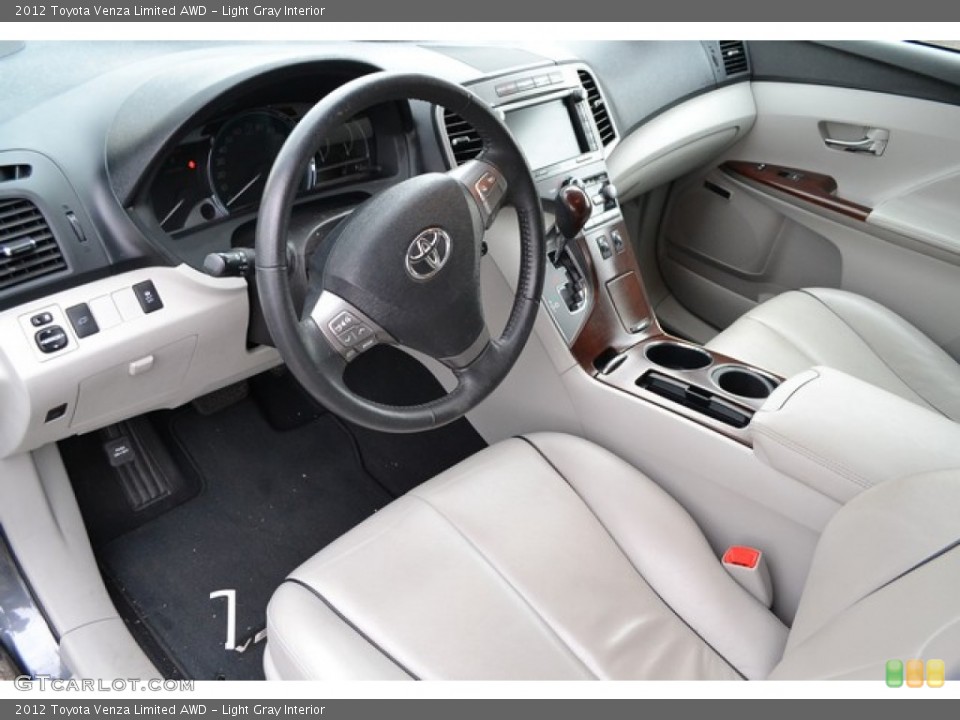 Light Gray 2012 Toyota Venza Interiors