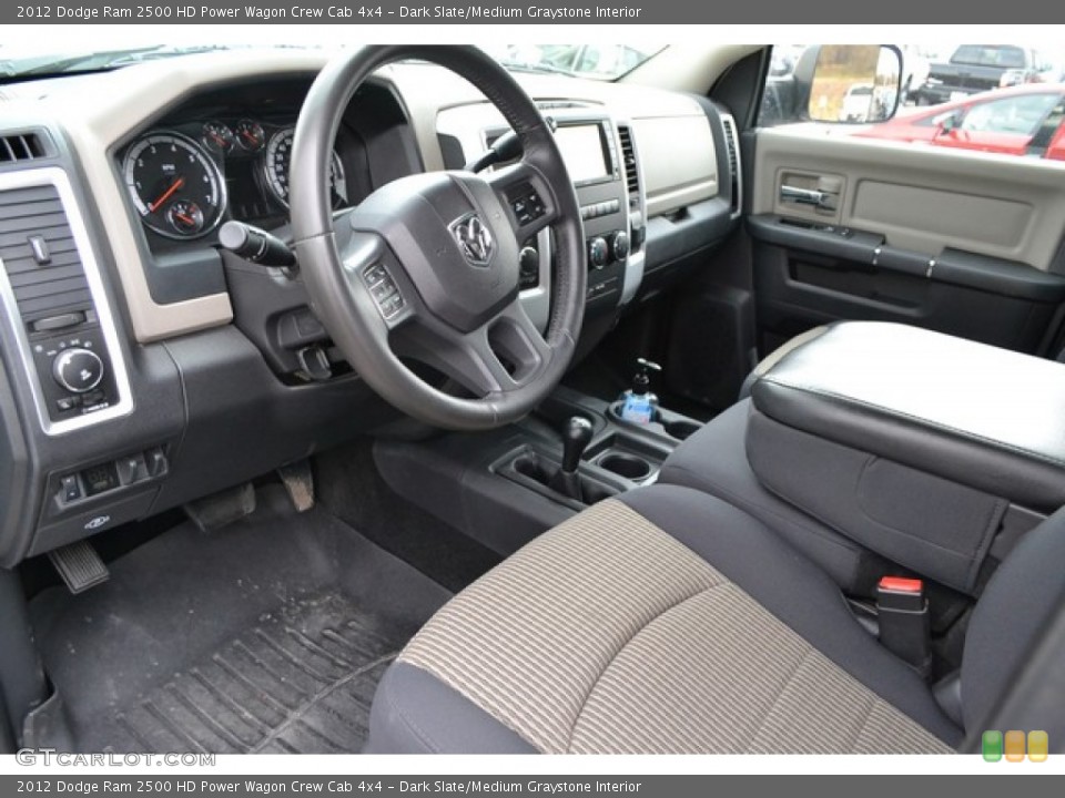 Dark Slate/Medium Graystone Interior Photo for the 2012 Dodge Ram 2500 HD Power Wagon Crew Cab 4x4 #99795929