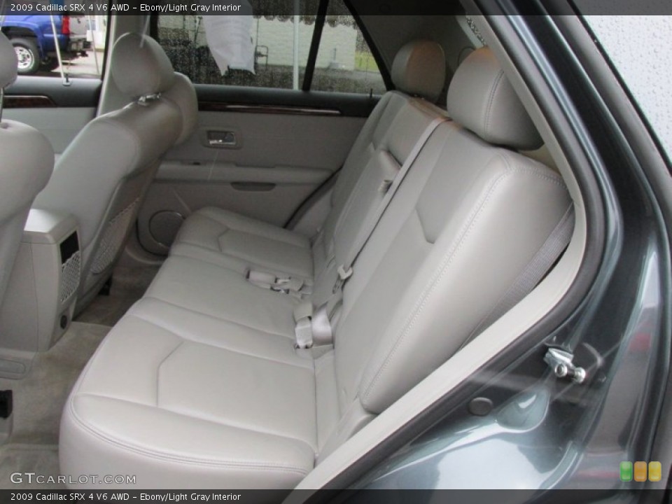 Ebony/Light Gray Interior Rear Seat for the 2009 Cadillac SRX 4 V6 AWD #99804803
