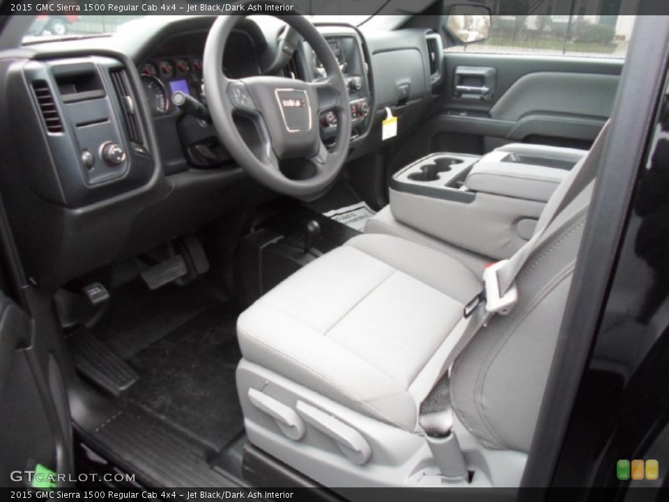 Jet Black/Dark Ash Interior Prime Interior for the 2015 GMC Sierra 1500 Regular Cab 4x4 #99807680