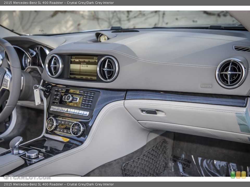 Crystal Grey/Dark Grey 2015 Mercedes-Benz SL Interiors