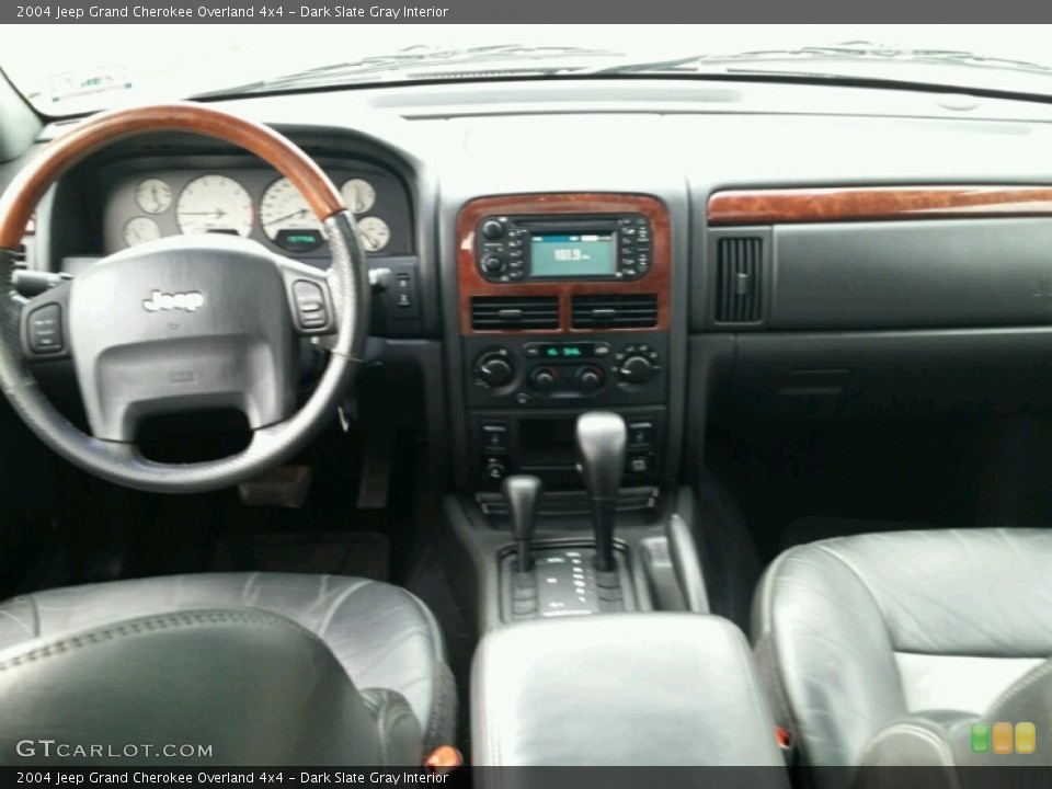 Dark Slate Gray Interior Dashboard for the 2004 Jeep Grand Cherokee Overland 4x4 #99809543