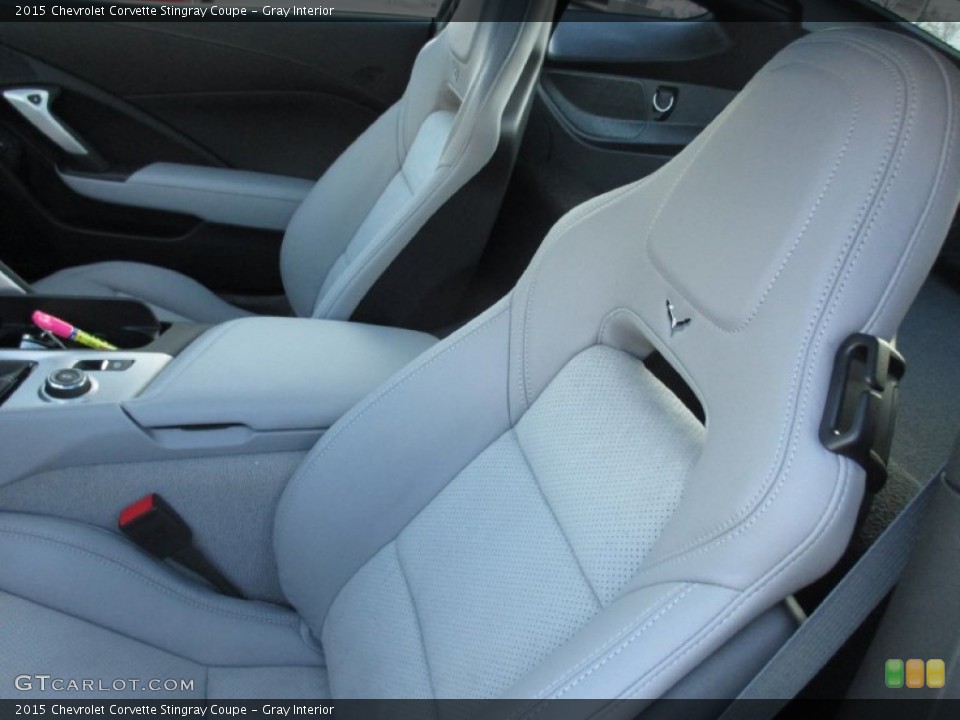 Gray Interior Front Seat for the 2015 Chevrolet Corvette Stingray Coupe #99818969