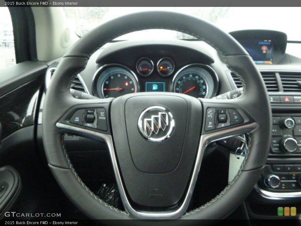 Ebony Interior Steering Wheel for the 2015 Buick Encore FWD #99821747