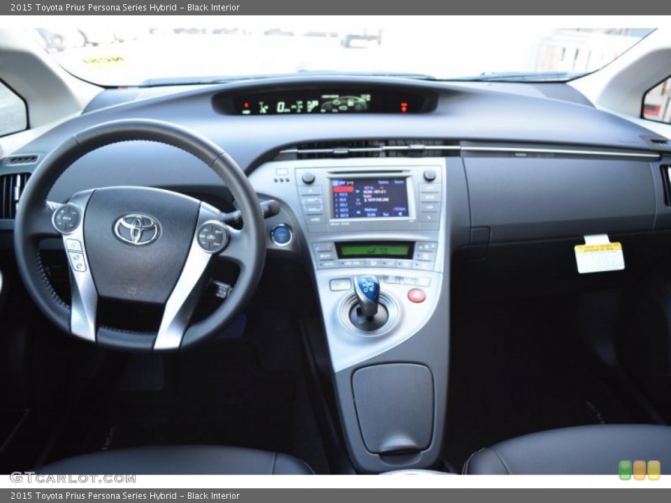 Black Interior Dashboard for the 2015 Toyota Prius Persona Series Hybrid #99829830