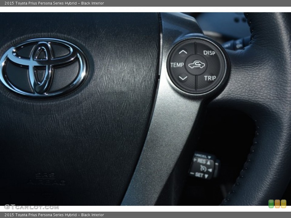 Black Interior Controls for the 2015 Toyota Prius Persona Series Hybrid #99830103