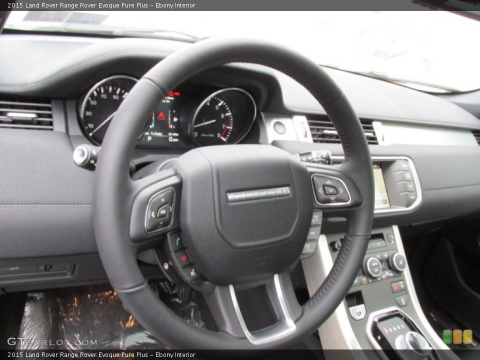Ebony Interior Steering Wheel for the 2015 Land Rover Range Rover Evoque Pure Plus #99834366