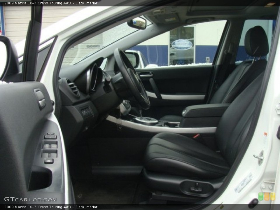 Black 2009 Mazda CX-7 Interiors