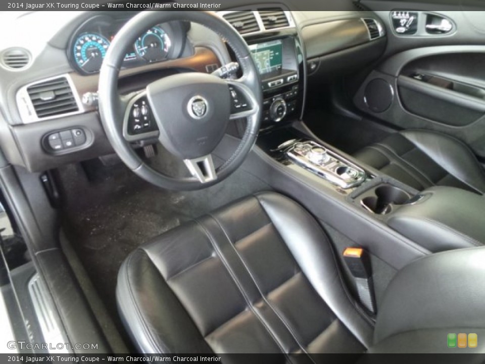 Warm Charcoal/Warm Charcoal 2014 Jaguar XK Interiors