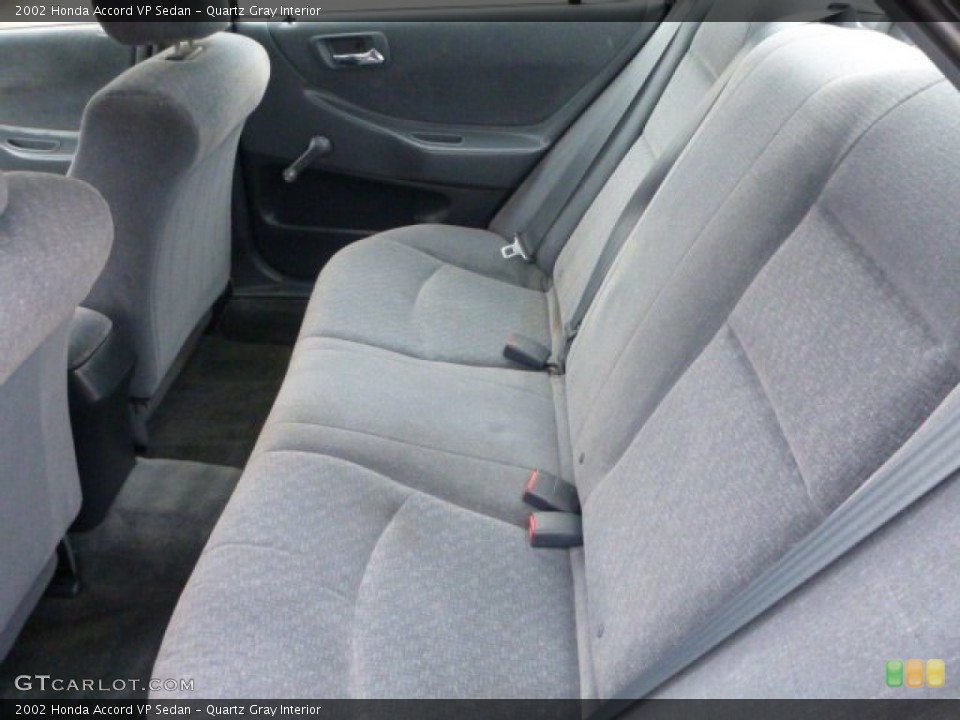 Quartz Gray Interior Rear Seat for the 2002 Honda Accord VP Sedan #99846474