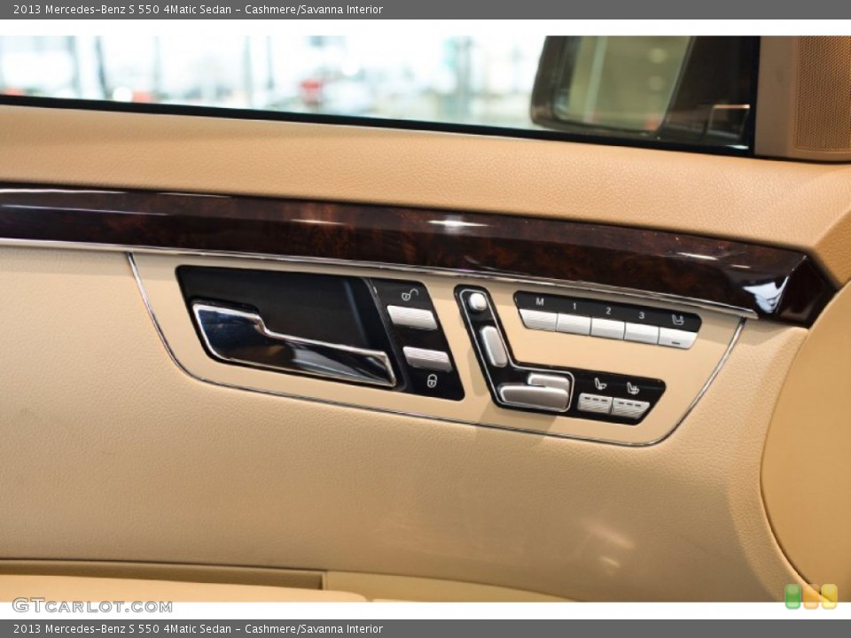 Cashmere/Savanna Interior Controls for the 2013 Mercedes-Benz S 550 4Matic Sedan #99855633