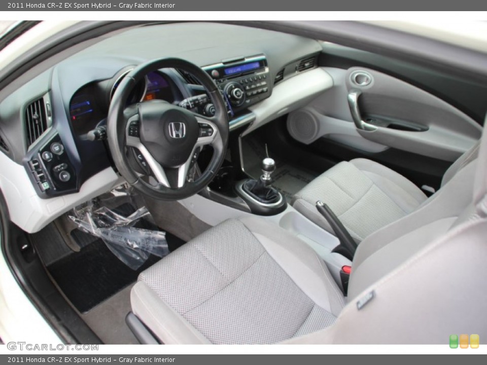 Gray Fabric Interior Prime Interior for the 2011 Honda CR-Z EX Sport Hybrid #99866637