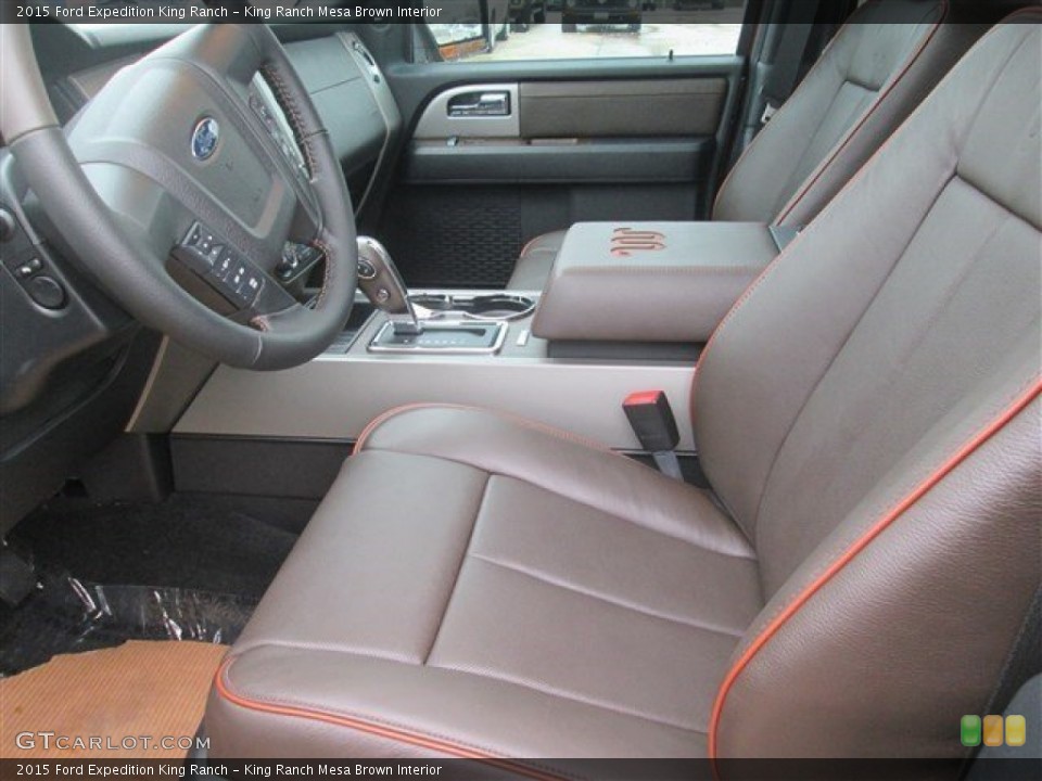 King Ranch Mesa Brown Interior Front Seat for the 2015 Ford Expedition King Ranch #99868041